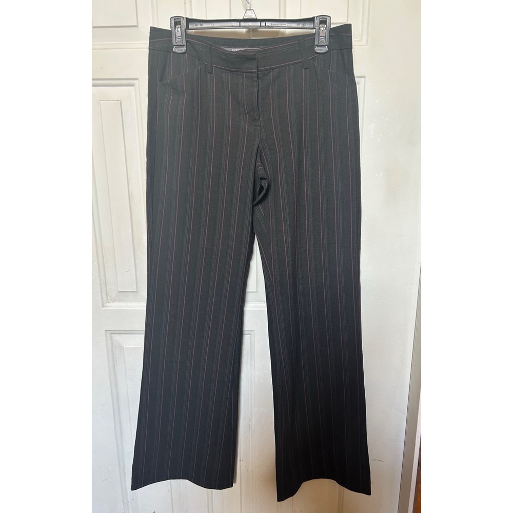 Express Black Pinstripe Dress Pants